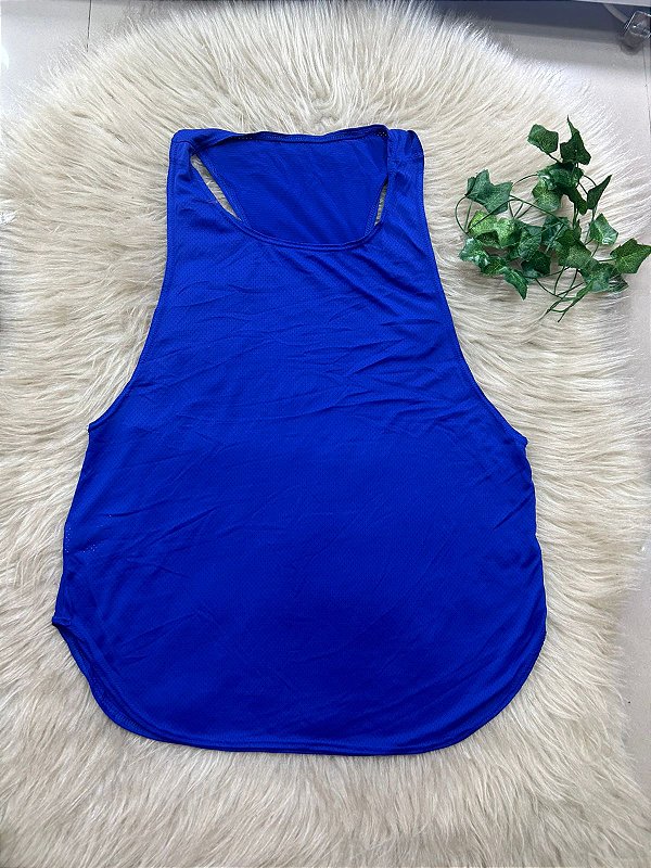Blusa Regatão Cavada Cor Azul Royal