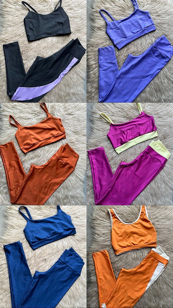 Conjunto Promocional Legging + Top ( Escolhido Pela Loja)