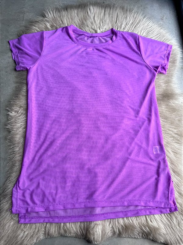 Blusa Mulet Tule Cor Roxo