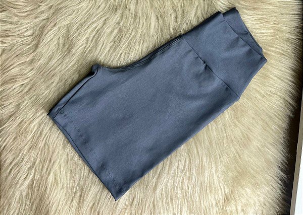 Short Meia Coxa Avulso Cor Cinza