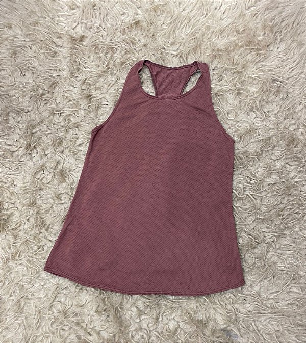 Blusa Regata Nadador Cor Marrom