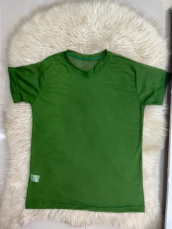 Blusa T-shirt Tule Cor Verde Floresta
