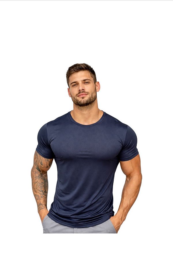 Camiseta Masculina Dry Fit Cor Preto