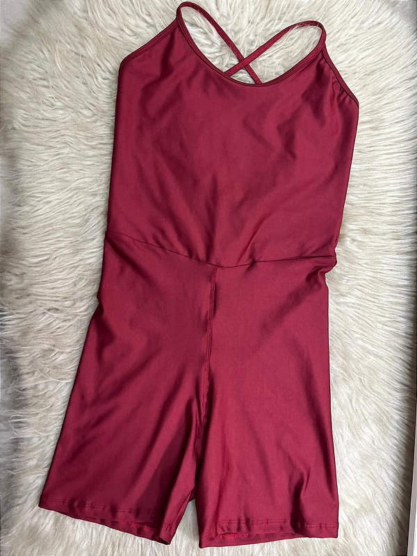 Macaquinho Cruzado Cor Marsala