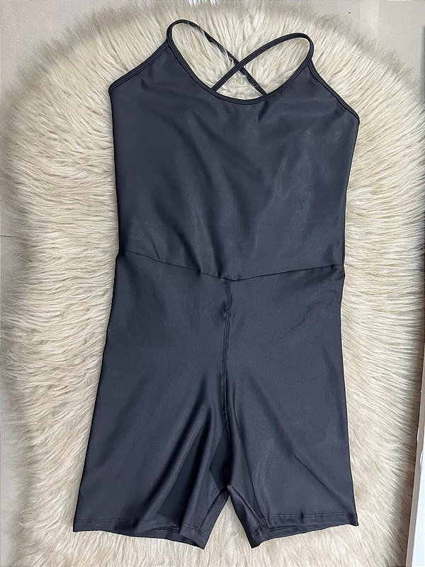 Macaquinho Cruzado Cor Preto