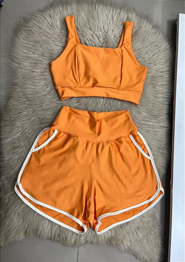 Conjunto Short Vibe+Top Cor Cronos+Off