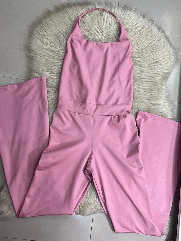 Macacão Longo Virginia Cor Rose