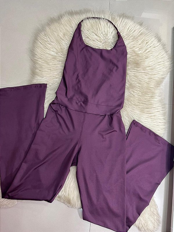 Macacão Longo Virginia Cor Açai