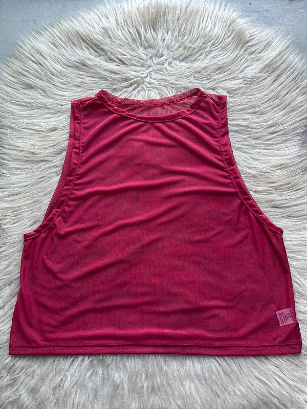 Regata Croped Tule Cor Marsala
