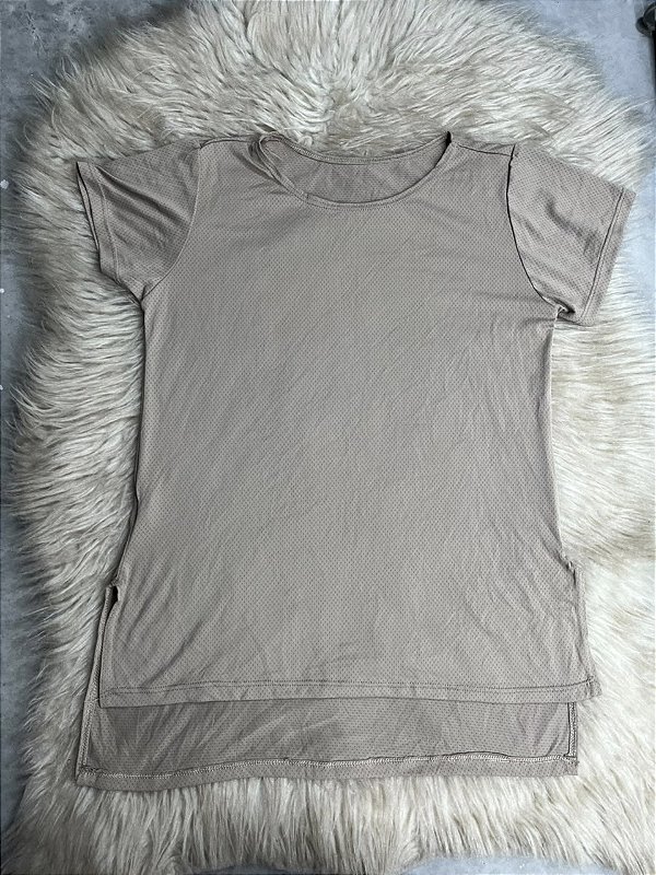 Blusa de Manga Mulet Cor Cappucino