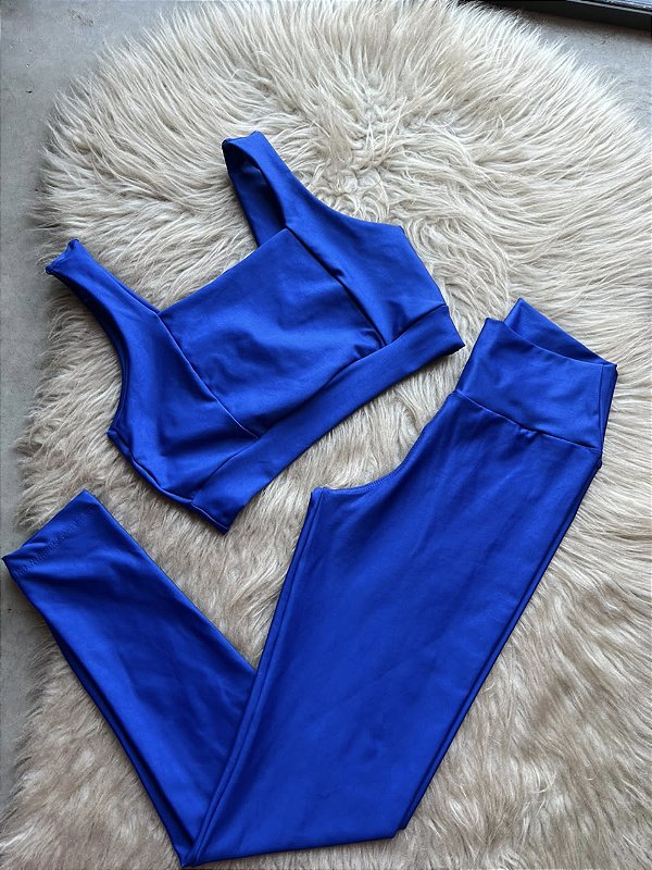 Conjunto Laycy Legging+Top Cor Azul Royal