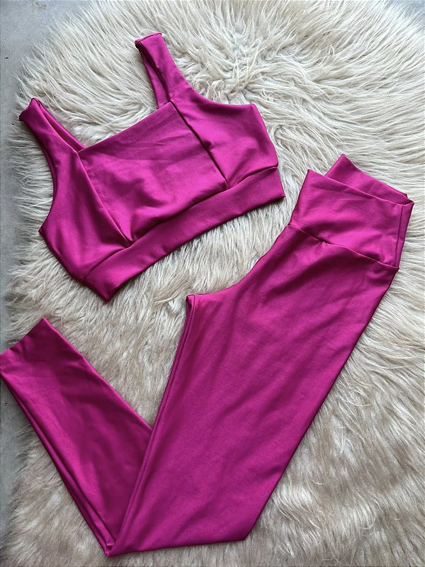 Conjunto Laycy Legging+Top Cor Rosa