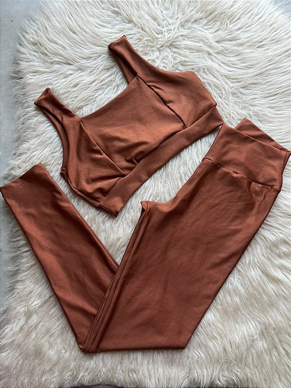 Conjunto Laycy Legging+Top Cor Cobre