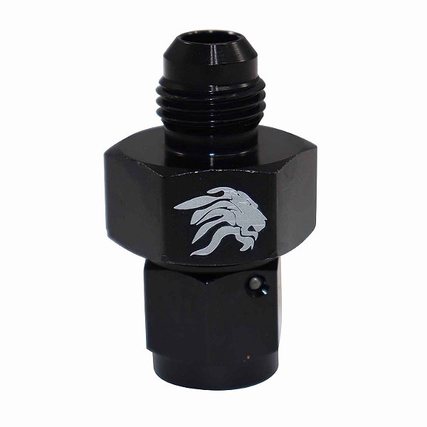 Adaptador 6AN x 6AN com Saída 1/8NPT All Black  - Cód.9454