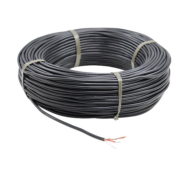 Cabo Blindado 2 Vias x 20AWG com Malha de Cobre  - Cód.9600