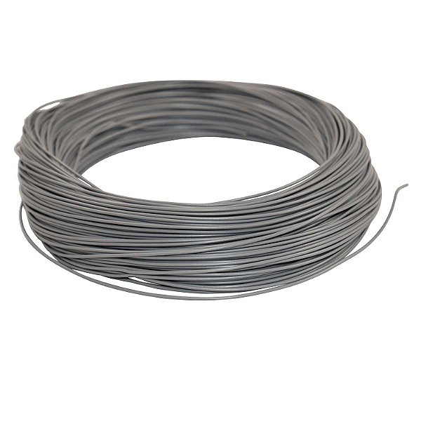 100m Cabo Flex. Automotivo 0.50mm Cinza - Cód.8095