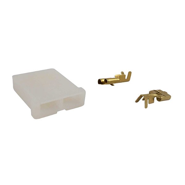 Conector 2 Vias ETE4765 Eletroventilador  Santana - Cód.7252