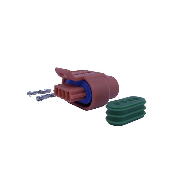 Conector 4 Vias ETE4734 Bobina Ignição Corsa, S10 - Cód.5922