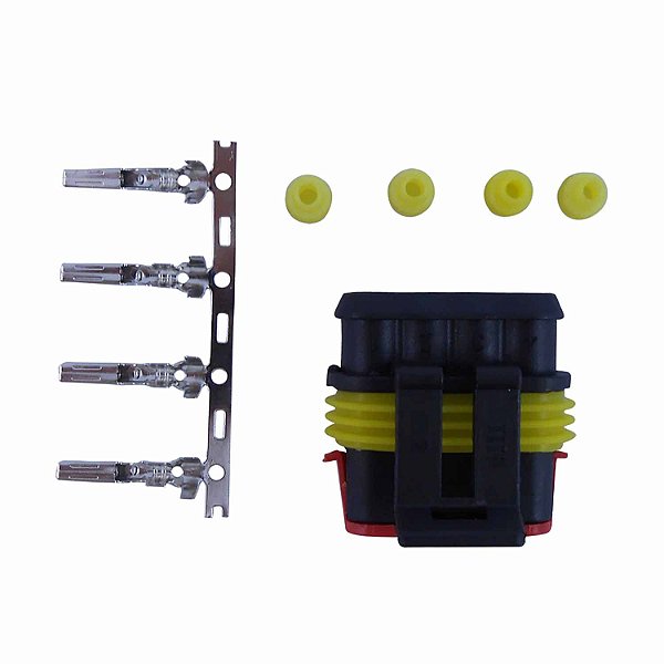 Conector 4 Vias ETE6734 Atuador Marcha Lenta - Cód.6003