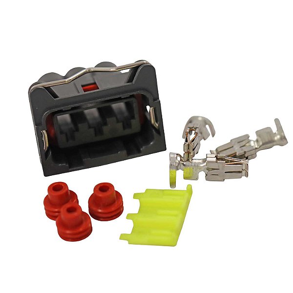 Conector Elétrico 3 Vias ETE6765 Cebolão Radiador - Cód.5783