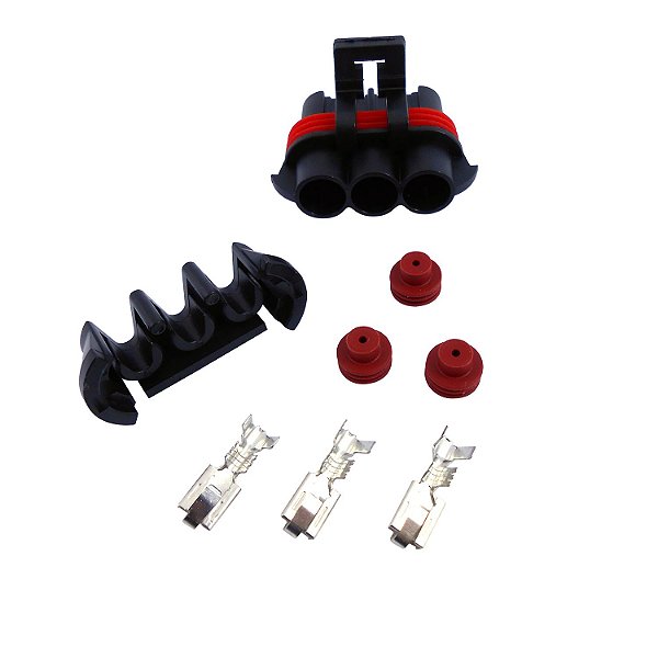 Conector Elétrico 3 Vias ETE6777 Eletroventilador - Cód.5784
