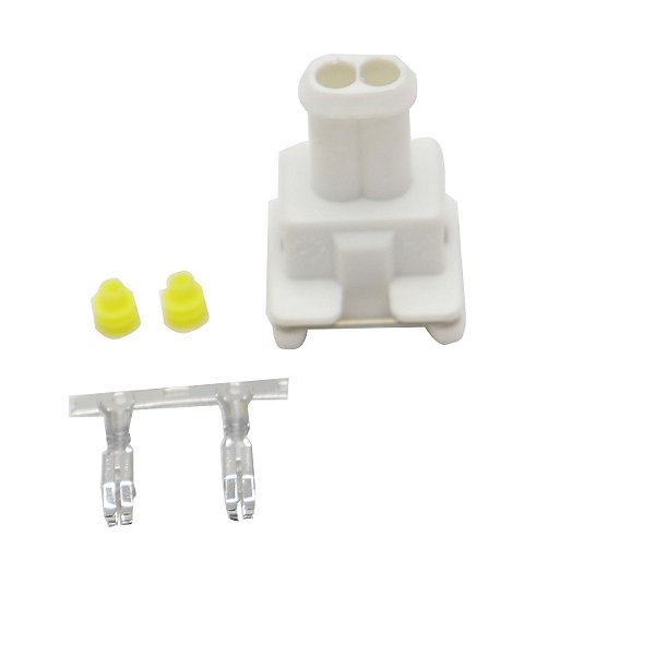 Conector Elétrico Fêmea 2 Vias ETE6679 - Cód.10491