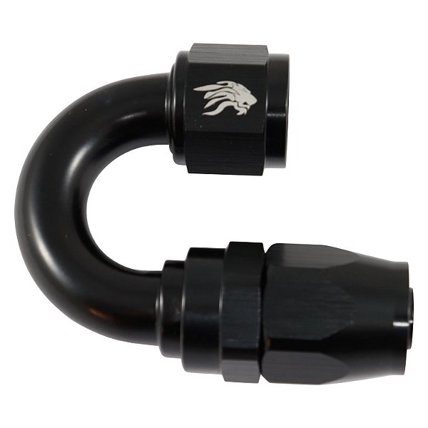 Conexão 10AN / AN10 Curva 180° Aeroquip All Black - Cód.7161