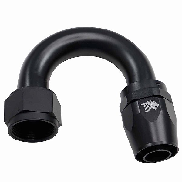 Conexão 16AN / AN16 Curva 180° Aeroquip All Black - Cód.9415