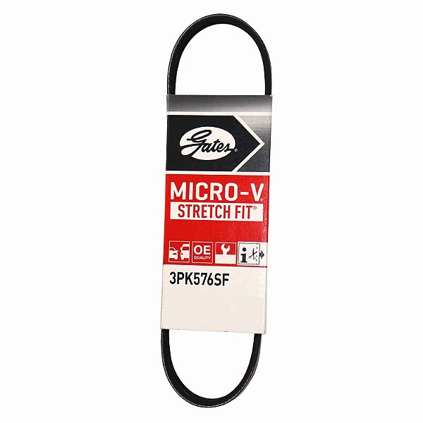 Correia Gates Micro-V  3PK0576SF Peugeot 208 - Cód.9080