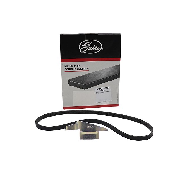 Correia Micro-V Gates 3PK0775SF Sandero, Logan - Cód.10700