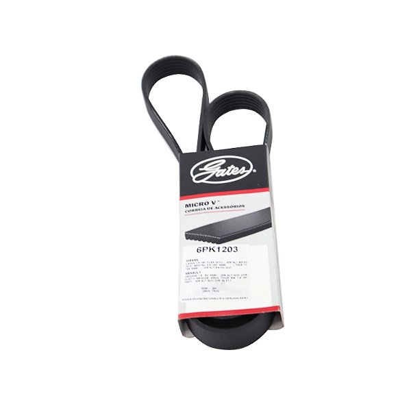 Correia Micro-V Gates 6PK1203 Renault Duster - Cód.11037