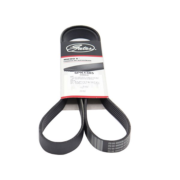 Correia Micro-V Gates 6PK1385 Fiat Punto, Palio  - Cód.11321
