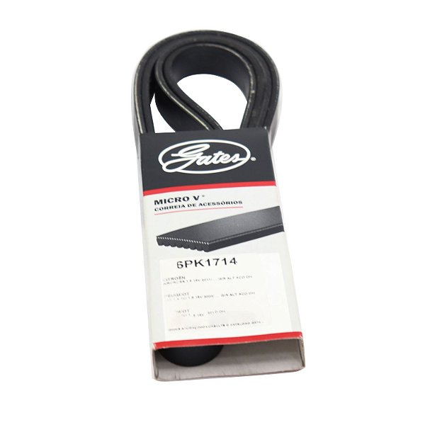 Correia Micro-V Gates 6PK1714 Peugeot 207 - Cód.11074