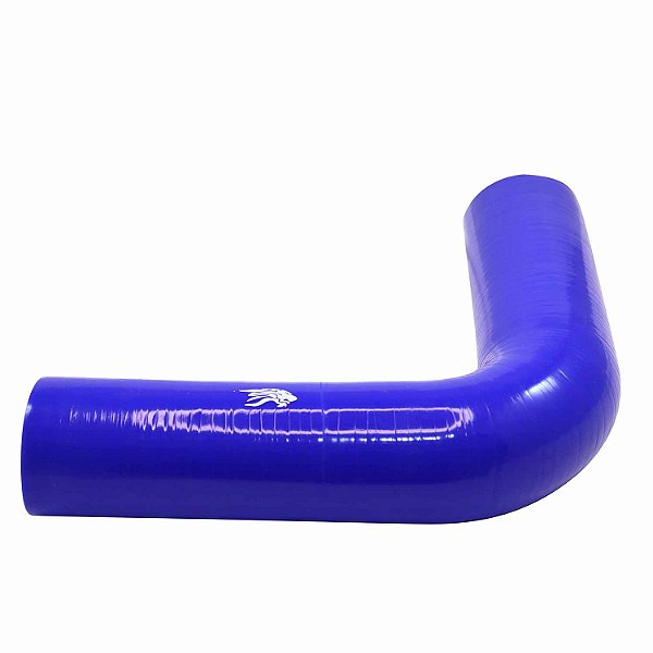 Curva Longa de Silicone MSA Azul 90º X 2 1/2" - Cód.270