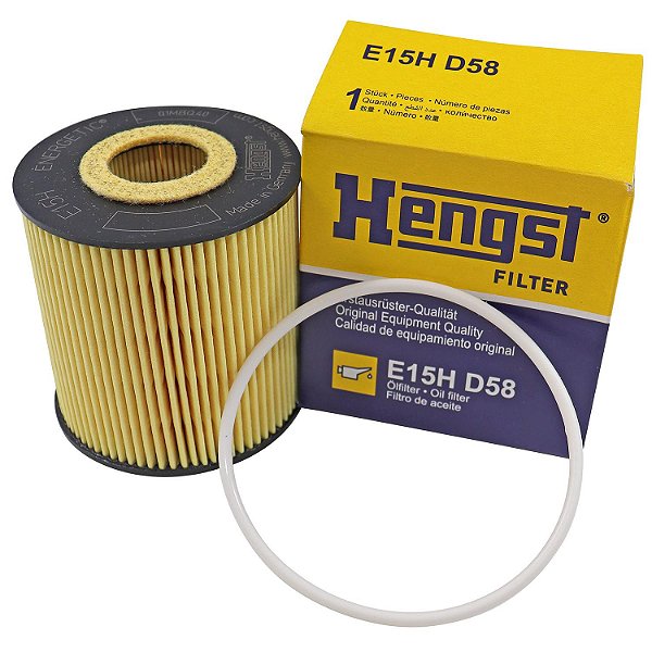 Filtro de Óleo Hengst E15H D58 Volvo XC90 - Cód.9765