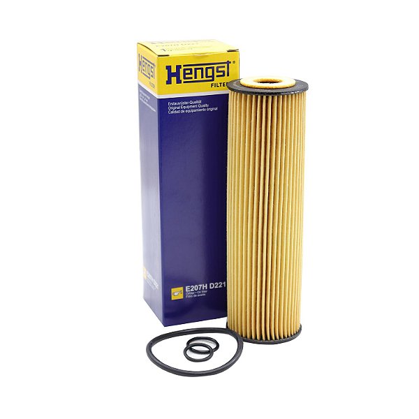 Filtro de Óleo Hengst E207H D221 Mercedes C200 - Cód.9702
