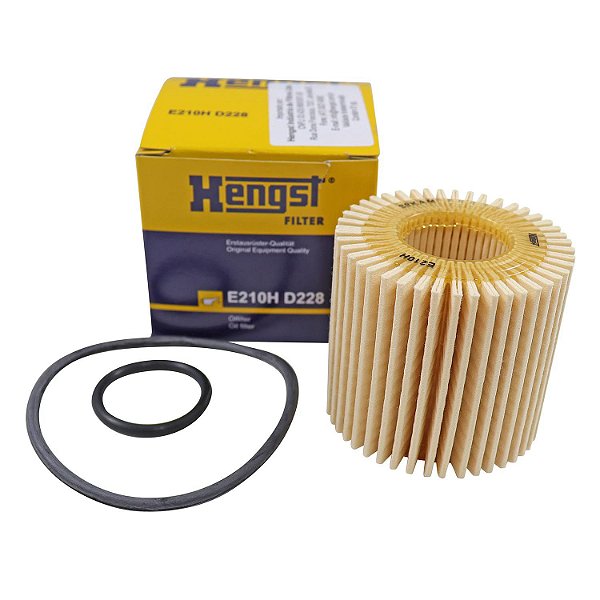 Filtro de Óleo Hengst E210H D228 Corolla, Prius - Cód.9762