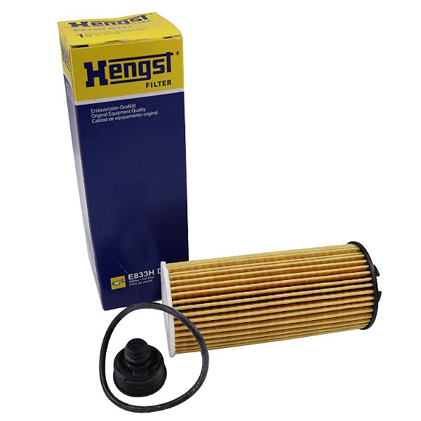 Filtro de Óleo Hengst E833H D321 BMW X1 - Cód.9774
