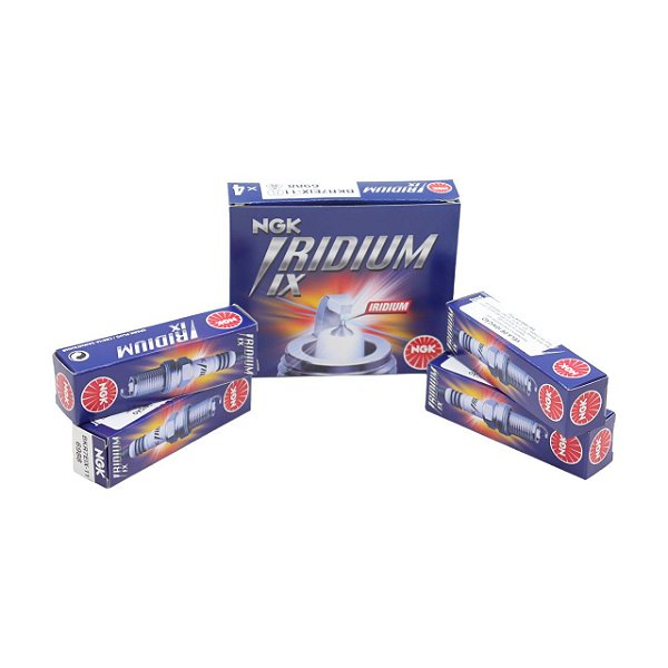 Jg de Velas Ignição NGK Iridium BKR7EIX-11 TR4 - Cód.11325