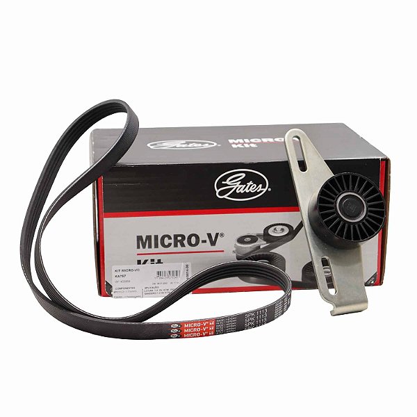 Kit Correia Micro-V Gates KA757 Renault Sandero - Cód.9113
