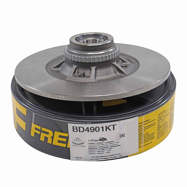Kit Disco de Freio BD4901KT Tras. Renault Megane - Cód.10089
