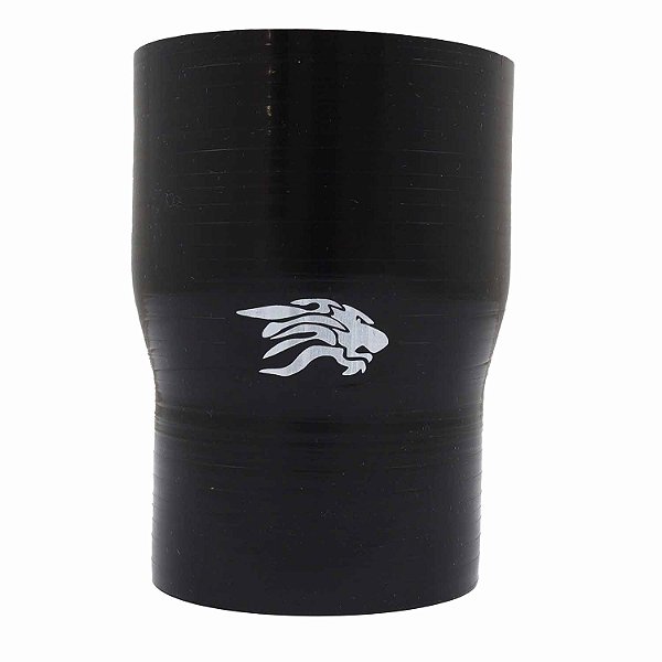 Mangote Silicone Preto Redução 3" x 2 1/2" x 112mm Cód.1072
