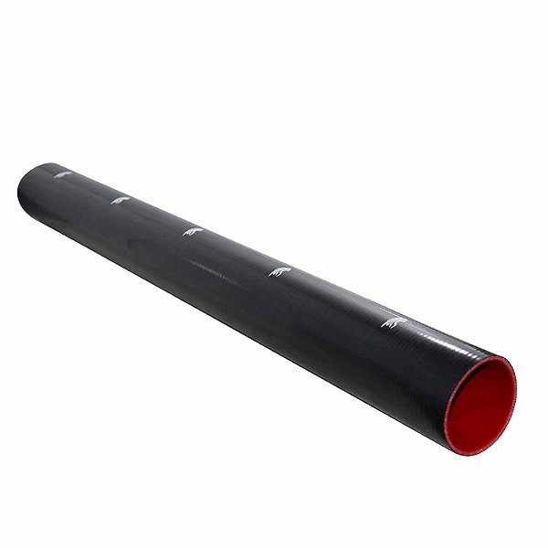 Mangueira Silicone Pressurização Preto 3 1/2" x 1m- Cód.9491