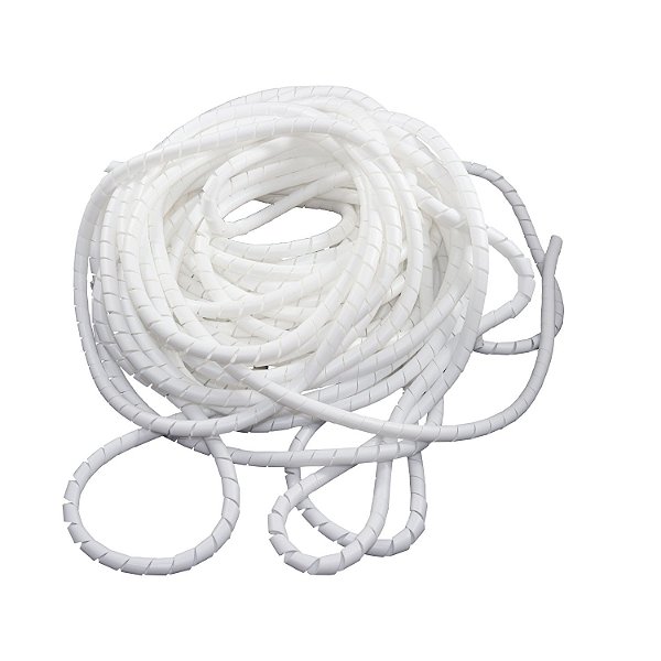 Organizador Espiral HellermannTyton Branco 1/2 - Cód.7382
