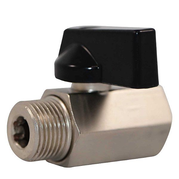 Registro Válvula Esfera Inox Mini 3/8  X 3/8 - Cód.5589