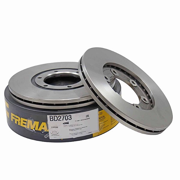 Kit Disco de Freio BD2703 Diant. Bongo K2700 - Cód.12035