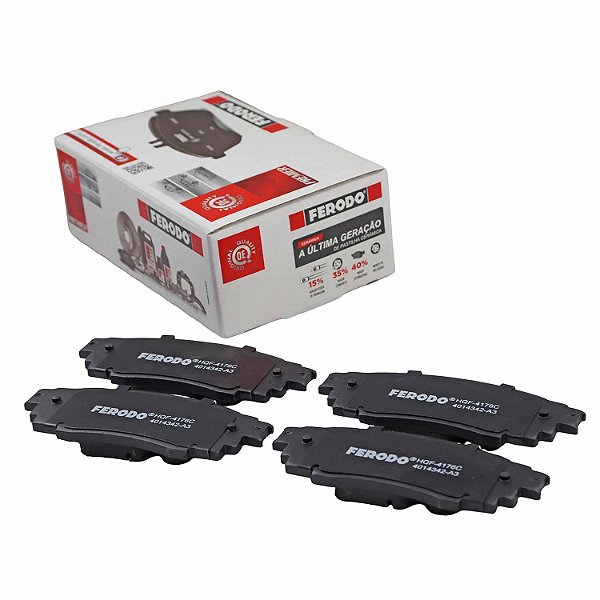 Pastilha de Freio Tras. HQF4176 Toyota RAV4 - Cód.12433