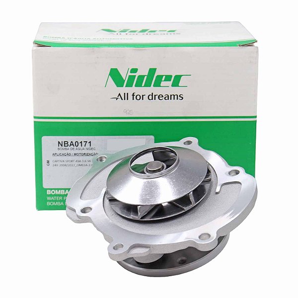 Bomba de Água Nidec NBA0171 GM Camaro 3.6 - Cód.12497