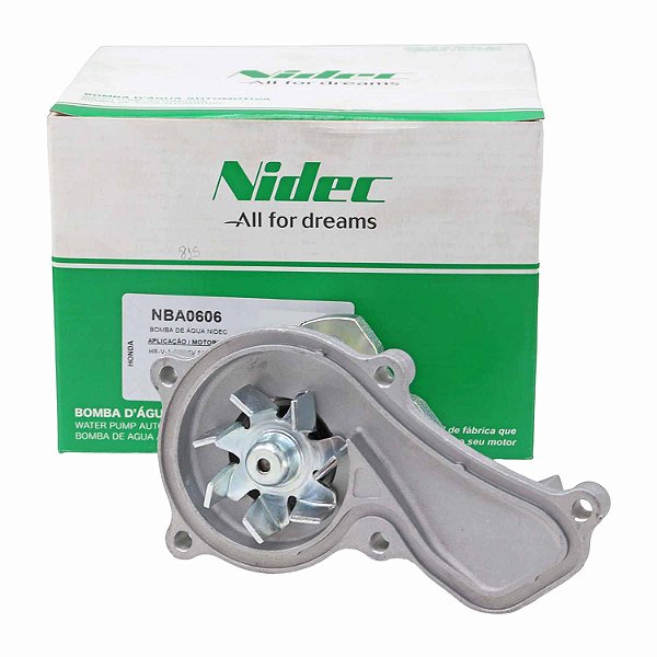 Bomba de Água Nidec NBA0606 Honda HR-V 1.8 16V - Cód.12508