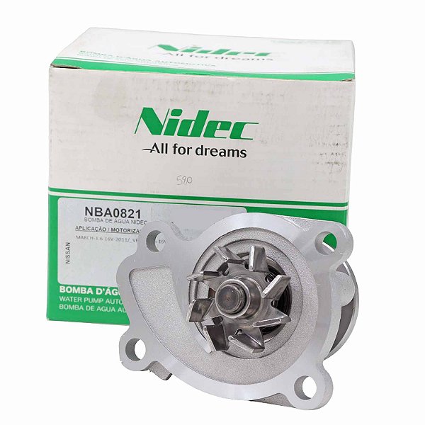 Bomba de Água Nidec NBA0821 Renault Duster - Cód.12531